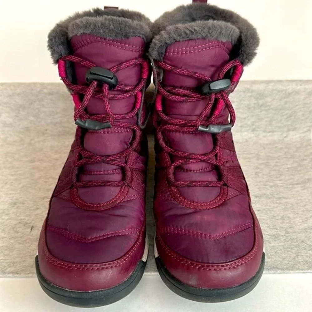 SOREL Girls Boots, Purple, Waterproof, Fur lined, Size 4
